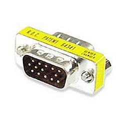 VGA Gender Changer HD15, M/M Thin