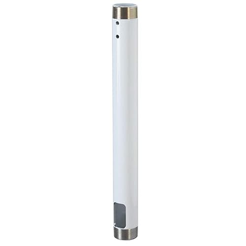 Fixed Extension Column Color: White, Size: 24" H x 1.9" W x 1.9" D