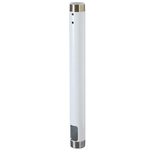 Fixed Extension Column Color: White, Size: 24" H x 1.9" W x 1.9" D
