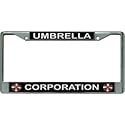 Umbrella Corporation Chrome License Plate Frame