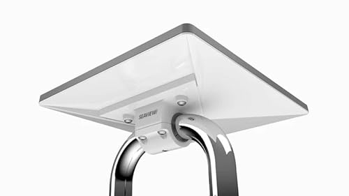 SEAVIEW Rail Mount Bracket for Starlink Mini Antenna | Stainless Steel Clamp | Fits 1 Inch to 1.25 Inch Diameter Rails | Marine Grade Construction |