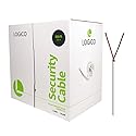 Best 500ft 18/2 Unshielded CCA Security Alarm Control Wire Stranded PVC Jacket White