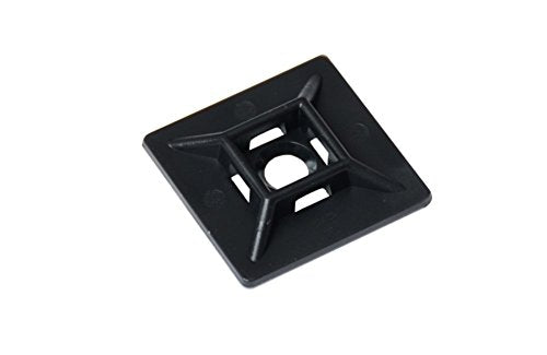 1-in Mounting Pad, 100-Pack Black, Speciality Cable Tie