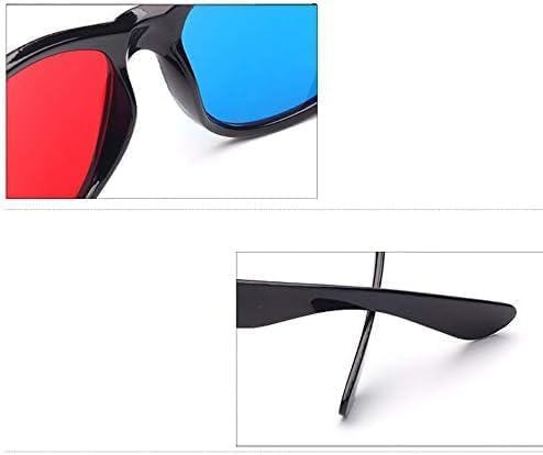 3D Red and Blue Glasses TV Movie Dimensional Anaglyph Video Frame 3D Glasses DVD Game Glass Color 3D Glasses Accessories Televisions and Video