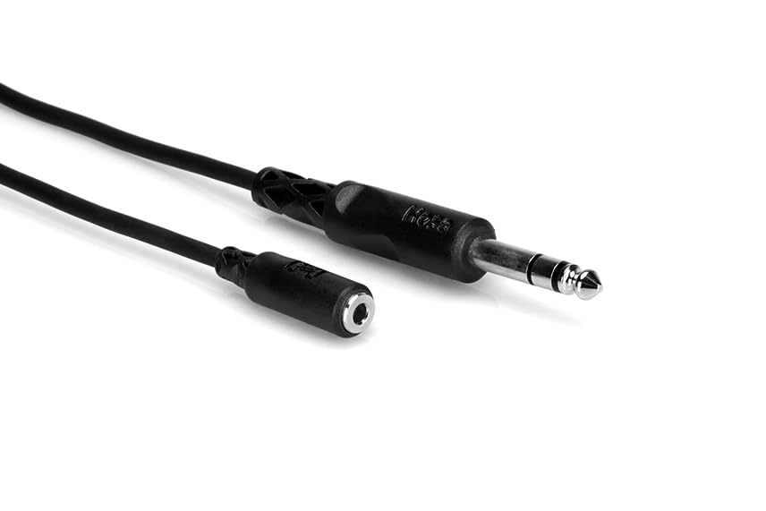 Hosa MHE-325-25 Feet 1/4 Inches M TRS to 1/8 Inches Mini F Extension Cable