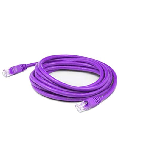 ADD-ON-Computer PERIPHERALS Add On ADD-1FCAT6AS-PE Cat6A Straight STP PVC Copper Patch Cable Purple 1ft