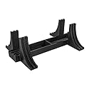 splash n color Black Vertical Display Stand Compatible with PlayStation 2, Stable and Space Saving PS2 Slim Holder, Non Slip Base Vertical Dock, Slim