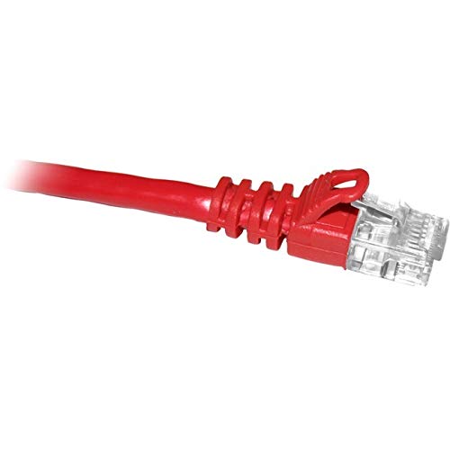 ENET SOLUTIONS C6-RD-10-ENT ENET Cat6 Red 10 Foot TAA Compliant Patch Cable with Snagless Molded Boot (UTP) Network Patch Cable RJ45 to RJ45-10Ft