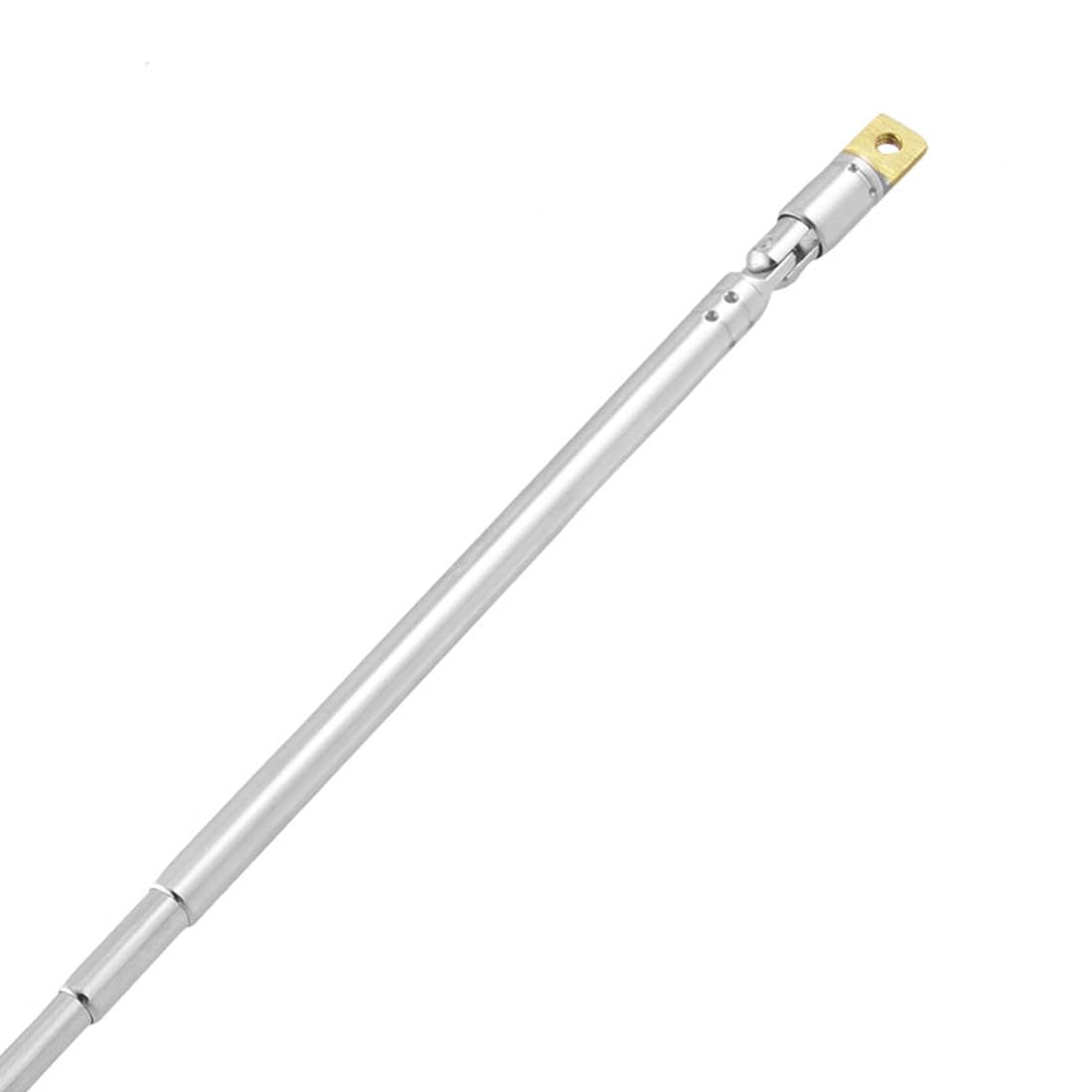 uxcell FM Radio Telescopic Antenna Replacement, 49cm 19.3" Length 6 Sections Universal Telescoping Antenna Aerial Stainless Steel for Portable AM