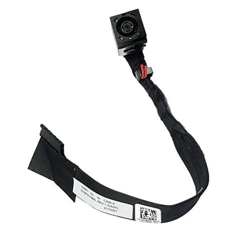 Zahara DC Power Jack Cable Replacement for Dell M17 R3 M17 R4 GDQ71 9DMWR 09DMWR DC30101017B00 DC Power Input Jack Plug with Cable