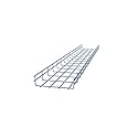 NavePoint Wire Mesh Cable Tray, Electro Zinc Plated, Silver Steel, 1.97 x 7.88 x 59.06 inch, 2-Pack