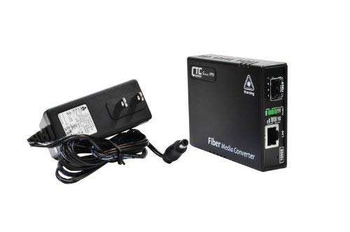 CTCUnion FMC-1000S Gigabit Ethernet 10/100/1000BaseTx to 1000BaseX SFP Slot Fiber Media Converter