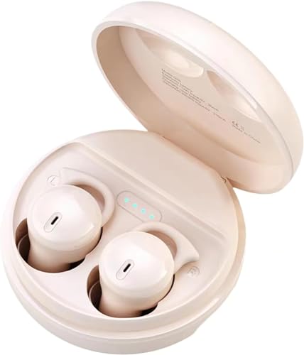 Hulaed Invisible Sleep Headphones, Sleep Earbuds for Side Sleepers, Small Comfortable Noise Blocking Sleep Earphones,Bluetooth 5.3 Wireless Earbuds