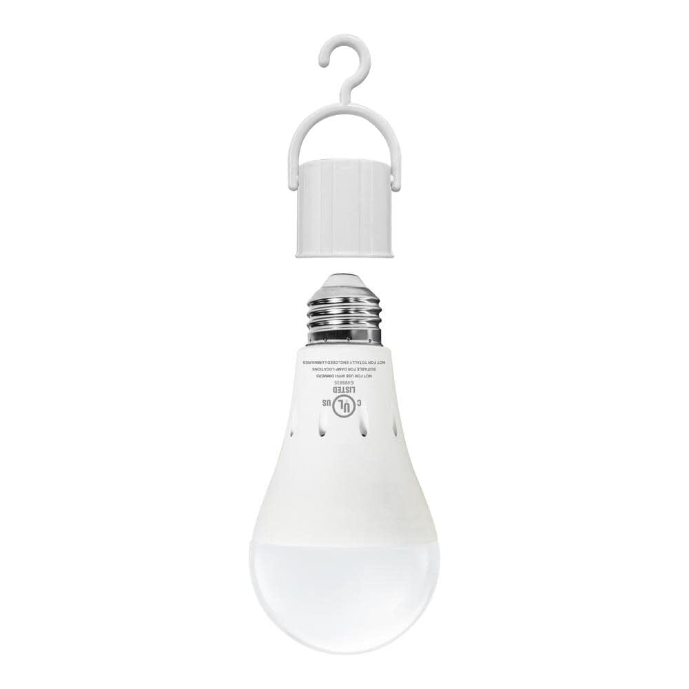 Bright Living 60W Equivalent A19 Led Light Bulb with Rechargeable Battery Backup