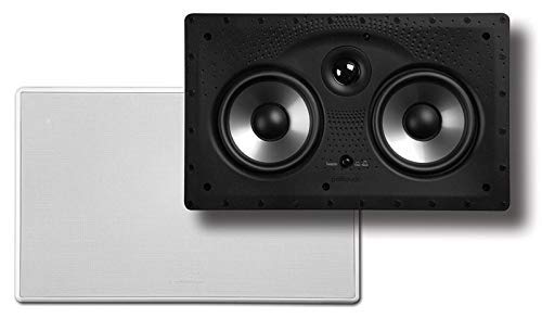 Polk Audio 255C-RT 2-way In-Wall Center Channel Speaker - The Vanishing Series, Easily Fits into the Wall, High-performance Audio, With Power Port
