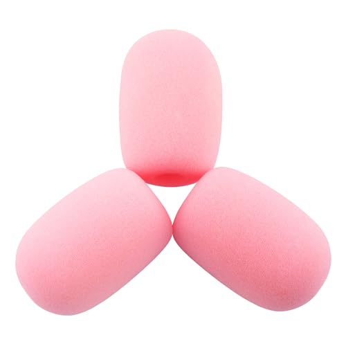 LEFXMOPHY A30 Pop Filter Replacement for Astro A20 A30 A40 A50 A40TR Gaming Headset Microphone Foam Windscreen, 3-Pack Pink Mic Cover
