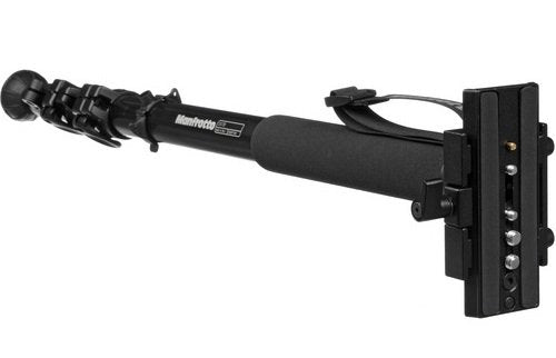 Manfrotto 557B Video Monopod w/ 3273 Sliding Rapid-Connect Plate System