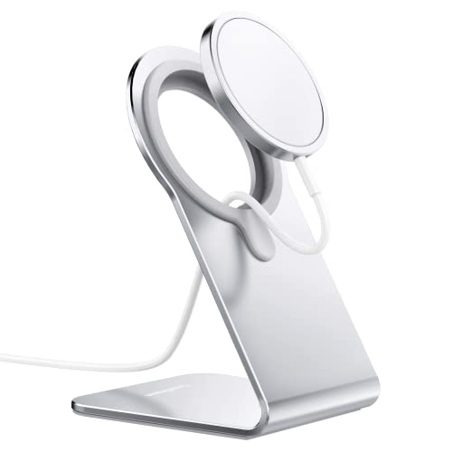 Stand for MagSafe Charger, CreaDream Aluminum Stand Holder for iPhone 16 15 14 13 12 Series, Magsafe Accessories Compatible with iPhone 16 15 14 13 12