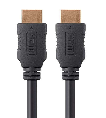 Monoprice 4K High Speed HDMI Cable - 4K60Hz, 18Gbps, HDR, 25ft, Black - 3 Pack