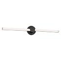 East Grove Home Versa 30in LED Bathroom Vanity and Wall Light 30W 2,100 Lumens 5-CCT Selectable 2700-3000-3500-4000-5000K in Matte Black with 360
