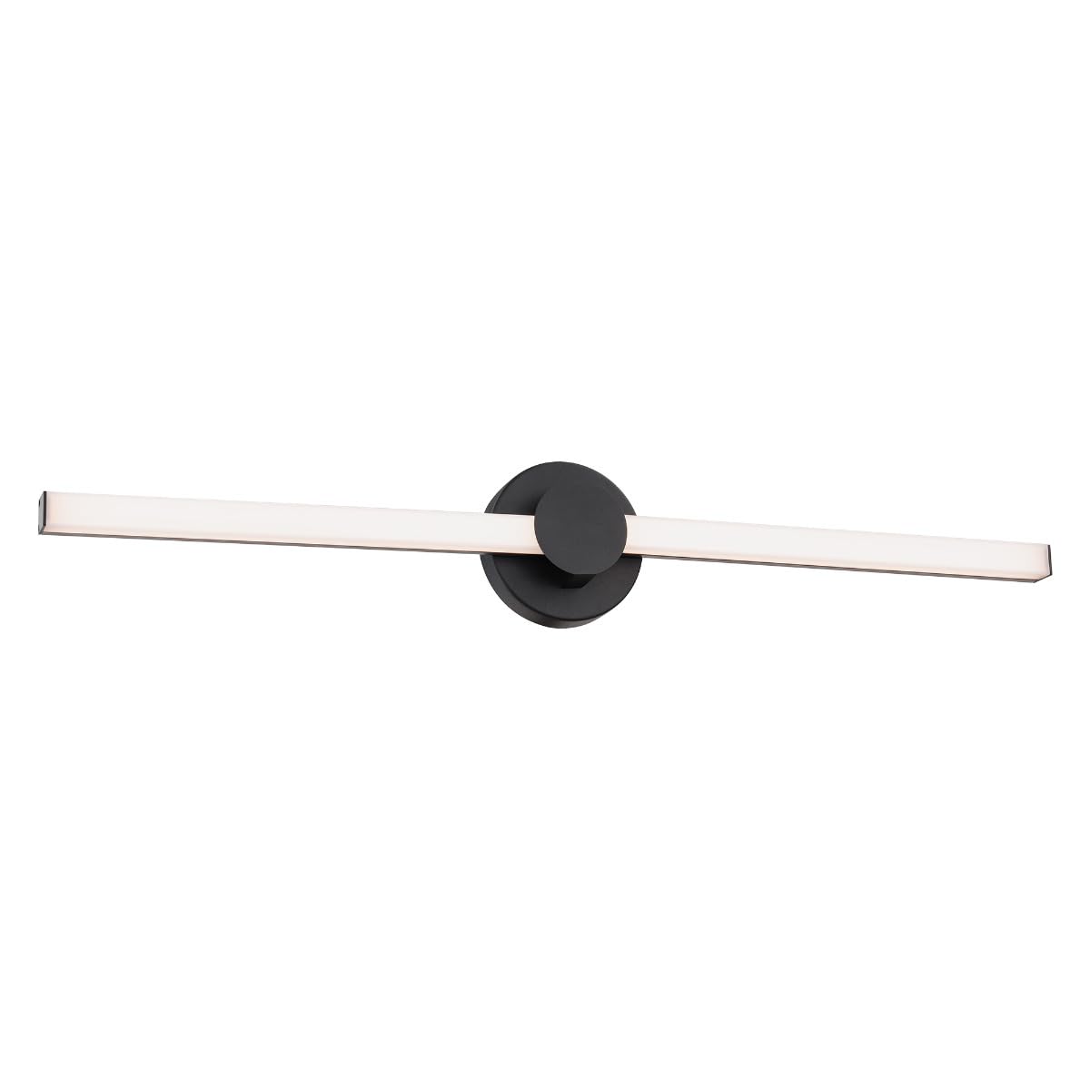 East Grove Home Versa 30in LED Bathroom Vanity and Wall Light 30W 2,100 Lumens 5-CCT Selectable 2700-3000-3500-4000-5000K in Matte Black with 360