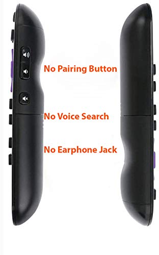 Universal Remote Control Compatible with All Hisense-Roku TV & Sharp-Roku TV Remote, No Setup Required