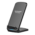 NANAMI Upgraded Fast Wireless Charger, Wireless Charging Stand Compatible with Samsung Galaxy S26/S26+/S25/S24/S23/S22/S21 & Phone Charger Dock