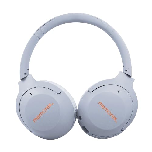 Memorex MX-HP10(S) Wireless Over-Ear Headphones | Bluetooth 5.1 Stereo Headset with 40mm Drivers | 25-Hour Playtime | Hands-Free Calling | Foldable…
