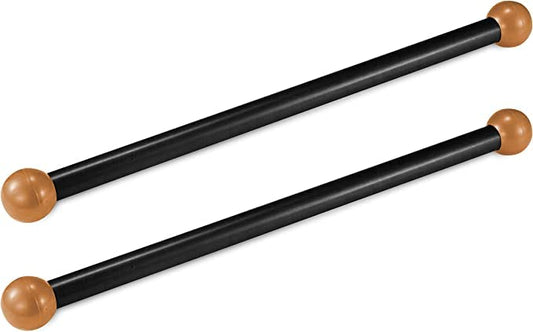 OHLECTRIC Steel Lamp Post Cross Arm with Brass Colored Spherettes for Outdoor Lamp Post Lighting - Black Finish (Set of 2)