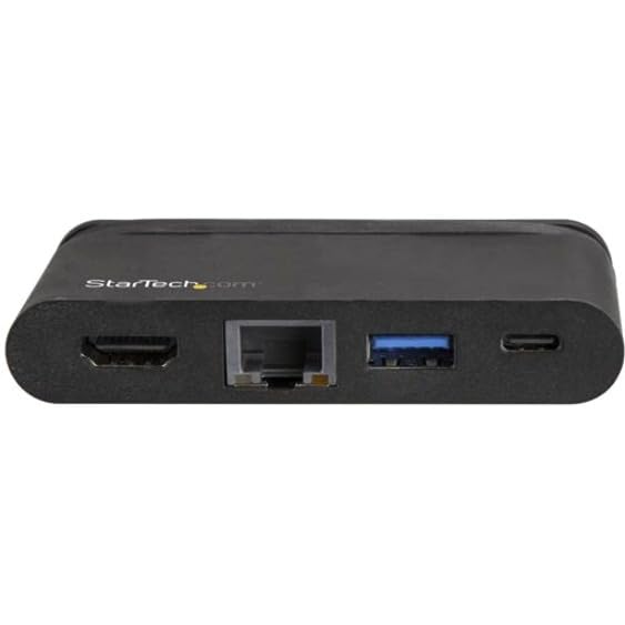 StarTech USB-C Mini Dock with 4K HDMI Ultrawide, 100W PD, GbE, USB-A/C