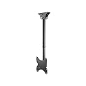 Monoprice Specialty Ceiling Mounted TV Wall Mount Bracket Long Extension Range to 35.8" for 23" to 42" TVs up to 110lbs, Max VESA 200x200, Fits Curved