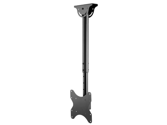 Monoprice Specialty Ceiling Mounted TV Wall Mount Bracket Long Extension Range to 35.8" for 23" to 42" TVs up to 110lbs, Max VESA 200x200, Fits Curved