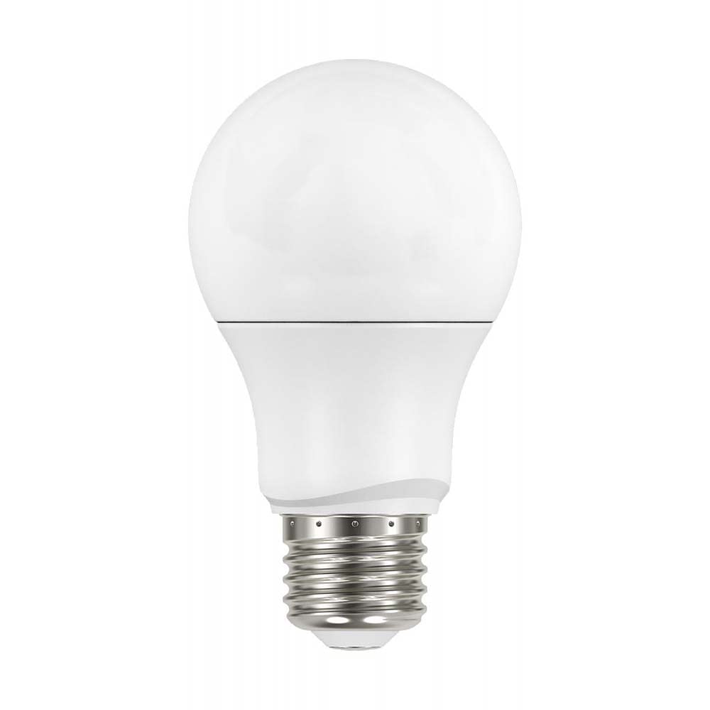 Satco 4.17 Inch 9.5W A19 LED Medium Base Replacement Lamp (Pack of 4)-3000 Color Temperature-Frosted Finish
