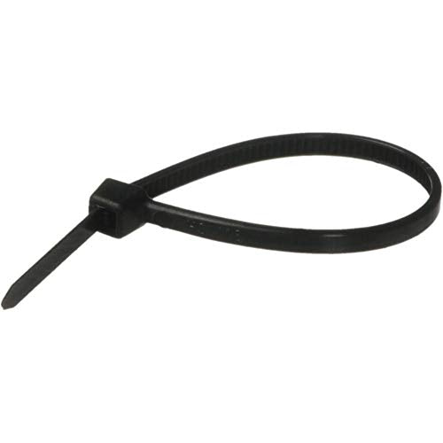 Supreme Cable Ties Heat Stabilized UV Nylon Cable Zip Ties [Pack of 1000] - 4 in., 18lbs, Black, Heavy Duty Zip Ties | Office Organizers
