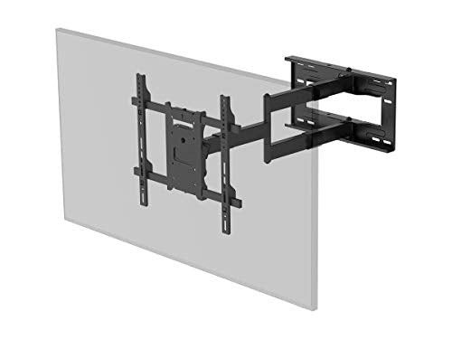 Monoprice 360 Full-Motion Articulating TV Wall Mount - Portrait and Landscape, for TVs 40in to 75in, Weight Capacity 110 Lbs, Extension 3.3in
