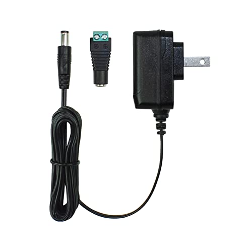 Armacost Lighting 12V 12W 1 Amp Power Supply Adapter Transformer AC 100V-120V with 5.5x2.1mm DC Output Jack