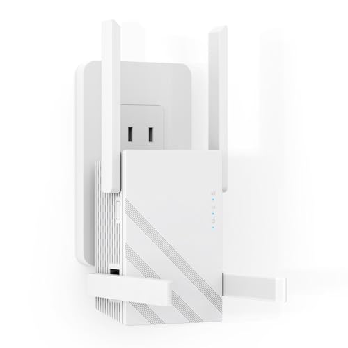2025 1.2Gbps WiFi Extender Signal Booster, Up to 12880 sq. ft, Dual Band 5GHz/2.4GHz, WiFi Extenders Signal Booster for Home, WiFi Range Extender