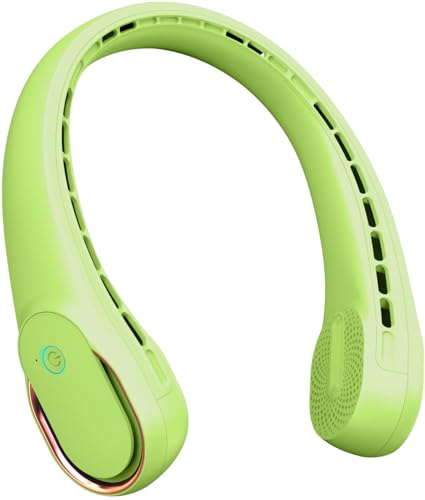 FrSara Neck Fan, Portable Personal Fan Strong Wind, 4000mAh, 360° Cooling