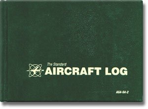 ASA Aircraft Log - Green Hard Cover
