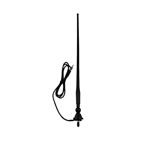 Herdio Waterproof Marine Radio Antenna 3.0mm Connector Rubber Duck Dipole Flexible Mast FM AM Antenna for Boat Car ATV UTV RZR SPA