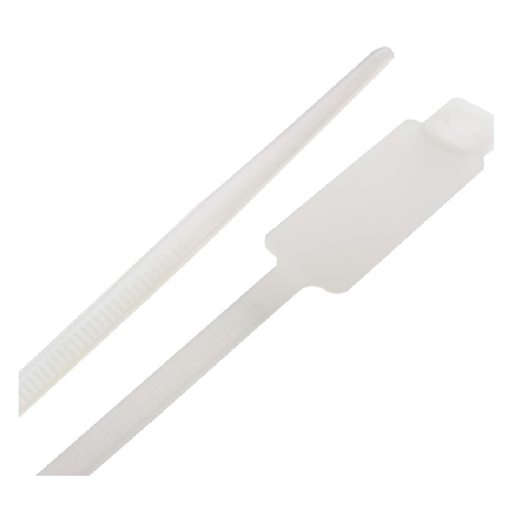 Steel Grip 8 in. L White Cable Tie 25 pk