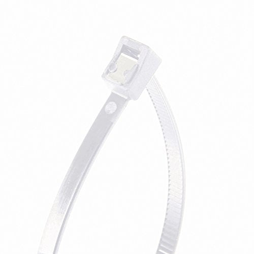 Gardner Bender 46-311SC Nylon Self-Cutting Cable Tie, 11 inch, 50 lb. Tensile, Twist-Off Tail, Zip Tie, 50 Pk., Natural White