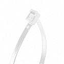 Gardner Bender 46-311SC Nylon Self-Cutting Cable Tie, 11 inch, 50 lb. Tensile, Twist-Off Tail, Zip Tie, 50 Pk., Natural White