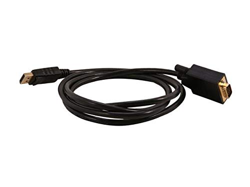 Nippon Labs DP-VGA-6 6-Feet Display Port Male to VGA Male 20 AWG Cable
