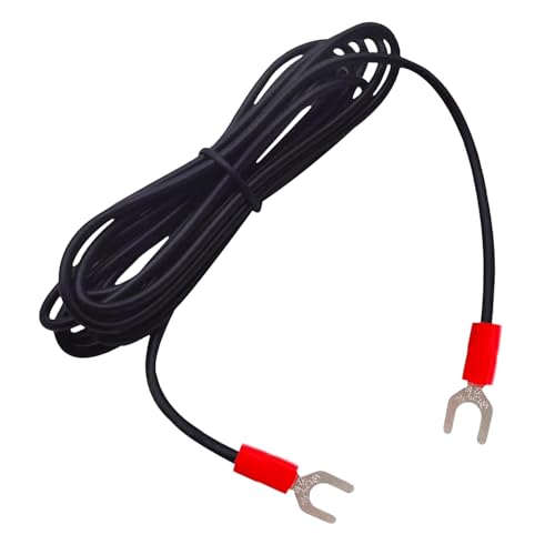 Funayama Turntable Ground Wire 6FT, Gold Plated OFC Phono Cable Eliminates Hum & Buzz, Compatible for Technics SL-1200, Pioneer, Marantz, Sony, Hi-Fi