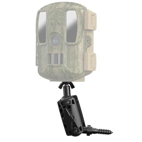 ORIPIK Adjustable Trail Camera Tree Mount: Game Camera Outdoor Mounting Bracket Holder with Double 360° Swivel Tilt Ball Joints, 1 Pack
