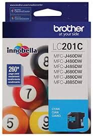 Brother Brand Name Inkjet MFC-J460DW SD YLD Cyan Ink LC201C