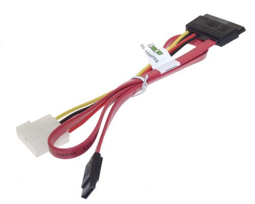 Coolgear 20 inch SATA Data and Molex Power Cable