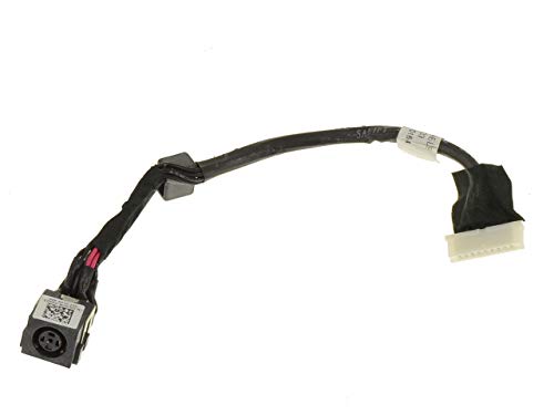 New AC DC Jack Power Charging Port Connector Socket Cable Harness Replacement for Dell Precision 17 (7710) P/N: MJ0HM, 0MJ0HM DC30100VH00