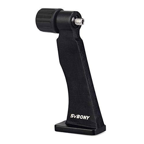 SVBONY SV110 Binocular Camera Tripod Adapter, for Porro Binoculars, with 1/4-20'' Mental Threading Mount, Non-Slip Base, Silicone Ring, Easily Free